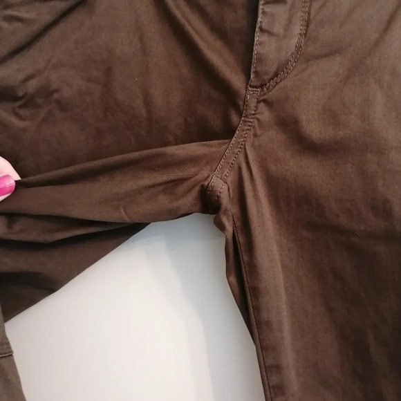 Vince Utility Skinny Ankle Pants with Zipper Ankles Brown Moto 27 (4) - Picture 6 of 16